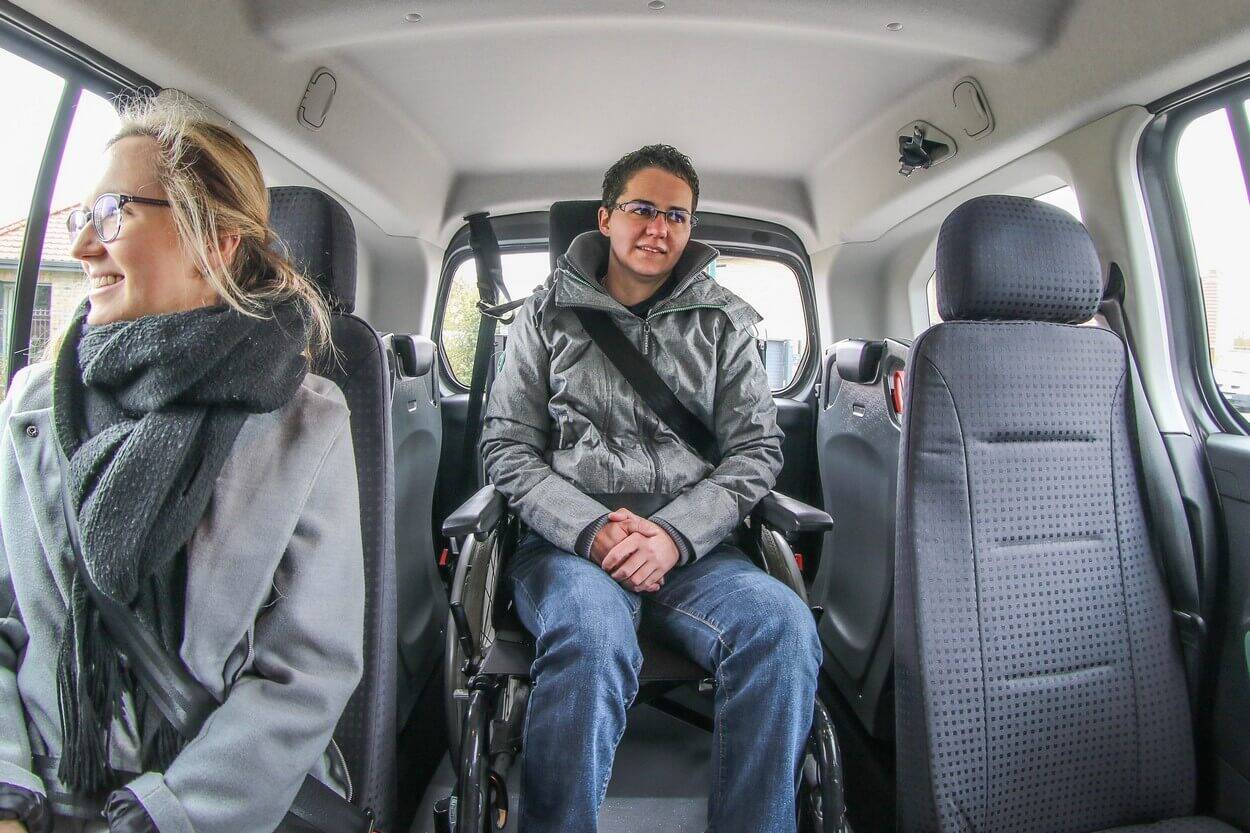 You will enjoy freedom inside this wheelchair friendly car