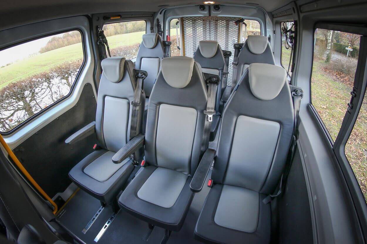 Rear seats are really easy to fold and thus, it allows you to configure the vehicle according to your needs