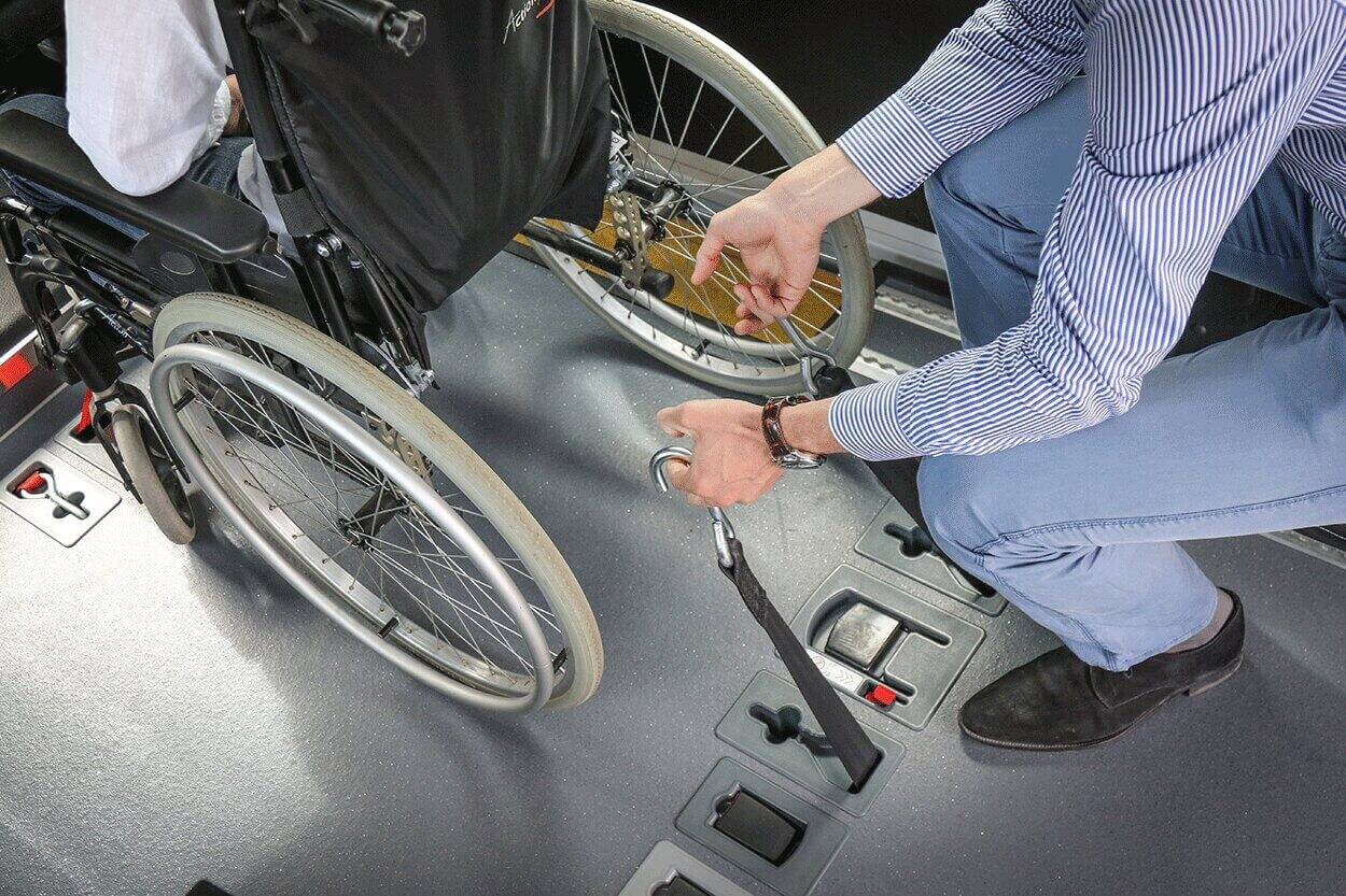 Retractors are included into the floor !