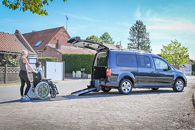 wheelchair accessible van for rent